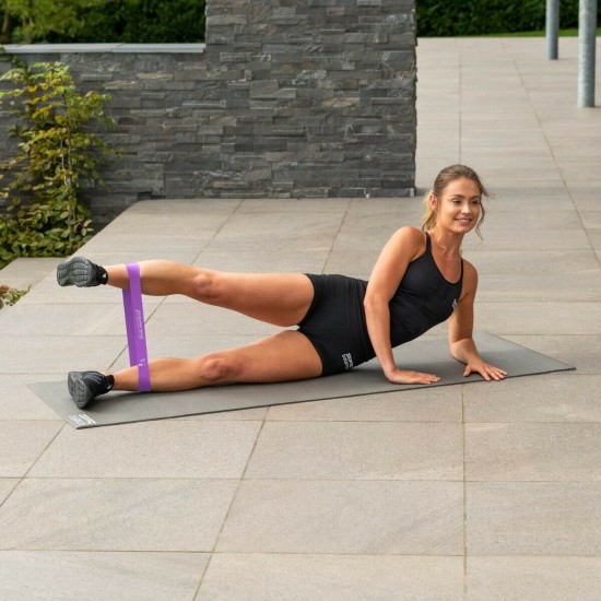 Resistance Loop Bands Mini Natural Latex Exercise Yoga 5 Piece Set Core Balance