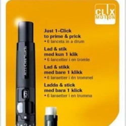 Accu-Chek Fastclix Finger Pricker Lancing Device + 6 Lancets Accu-Chek Fastclix Finger Pricker Lancing Device + 6 Lancets