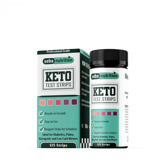 Keto Test Strips Paper Diet Sticks Urine Analysis Ketostix Ketosis / Ketone 125 Strips