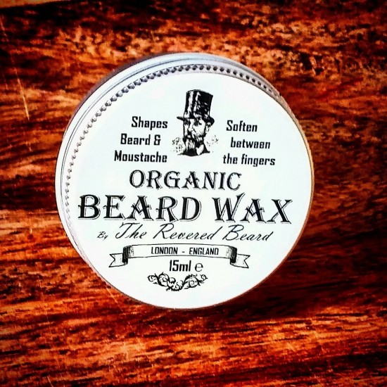 Organic Moustache Wax by Revered Beard 15ml