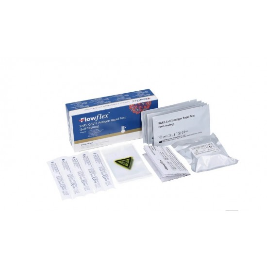 10 x Flowflex Antigen Rapid Lateral Flow Covid 19 Test Home Testing