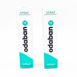 2 x Odaban Antiperspirant Spray  - The solution to hyperhidrosis and excessive sweating.