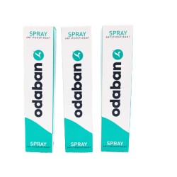3 x Odaban Antiperspirant Spray  - The solution to hyperhidrosis and excessive sweating.
