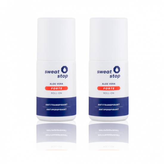 2 x SweatStop Aloe Vera Forte Plus Roll-On 50ml