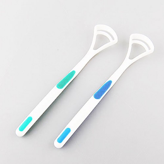 2pcs Soft Care Tongue Cleaner Scraper