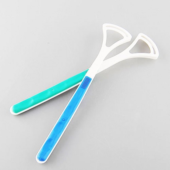 2pcs Soft Care Tongue Cleaner Scraper